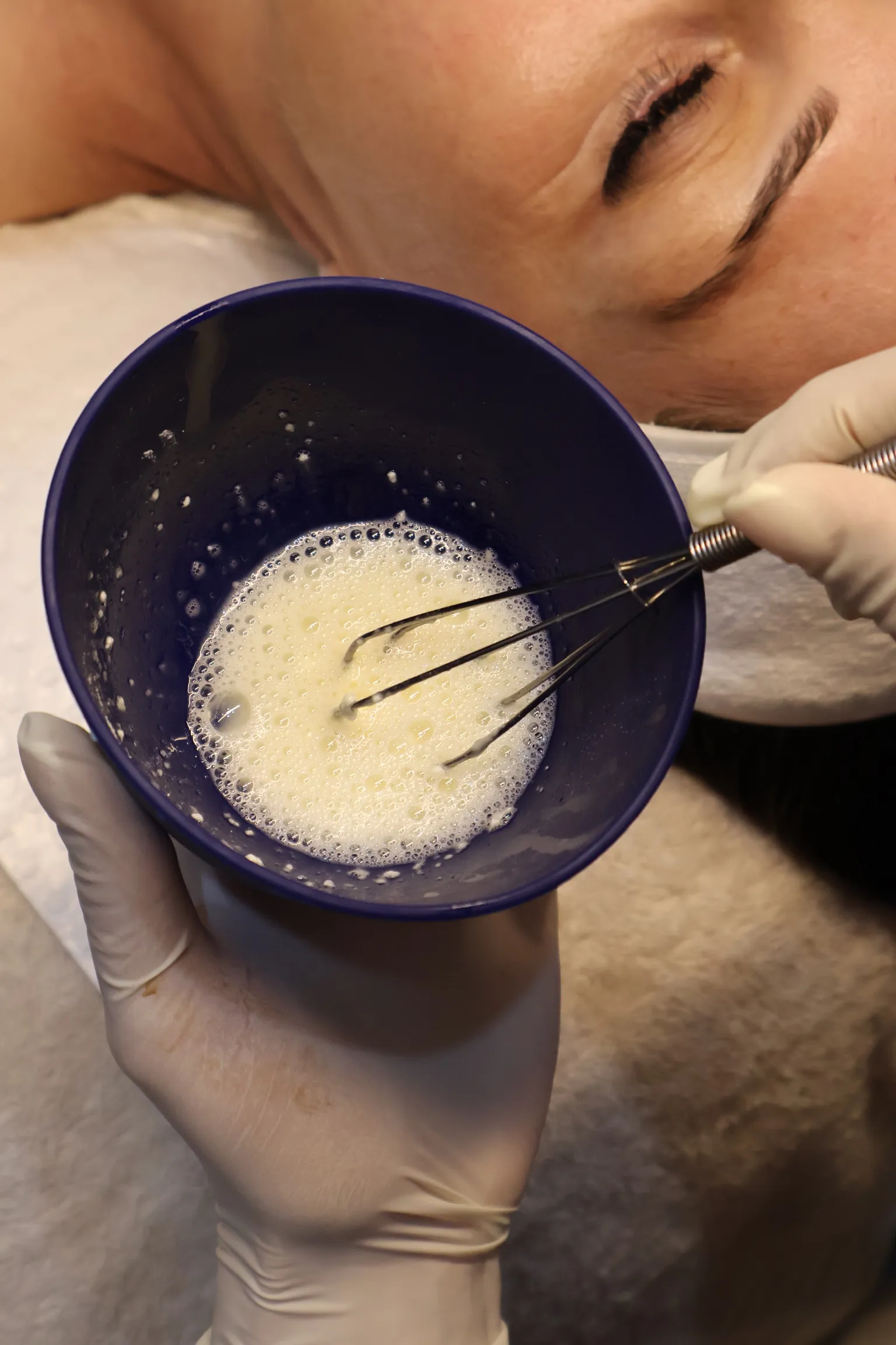 Beauty Atelier facial treatment preparation